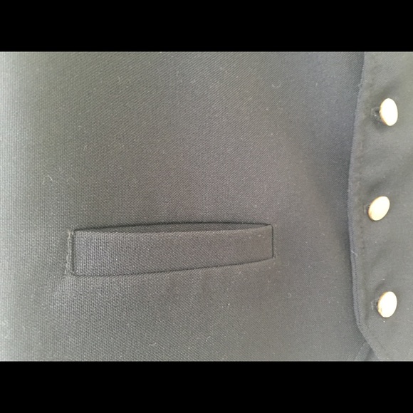 Vintage vest, gold buttons, unisex, S Men, L Women - Picture 3 of 3